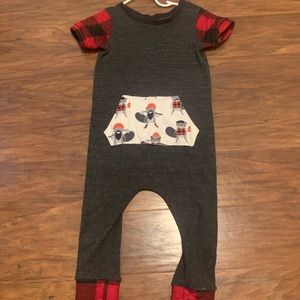 Lumber jack romper